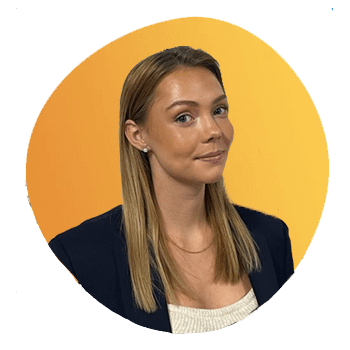 Lina orange bakgrund