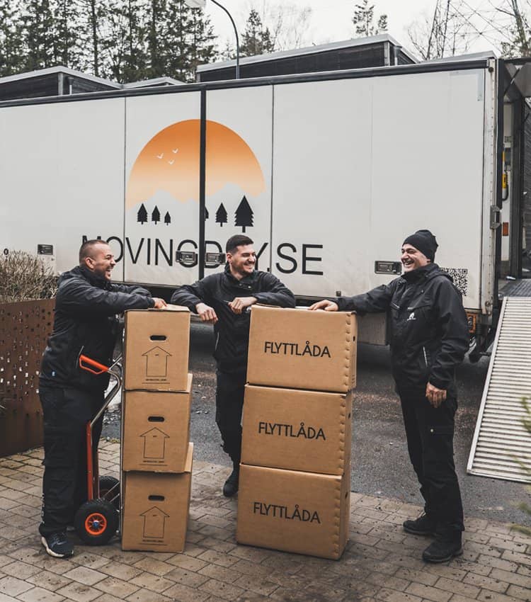 Movingday flyttfirma i samarbete med Erik Olssons mäklarfirma